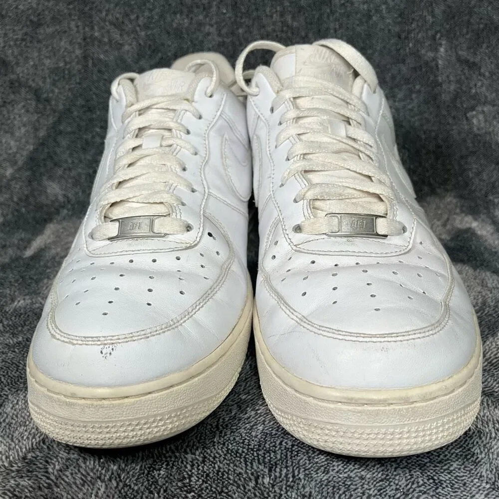 🩵 Nike Air Force 1 Low '07 Triple White Shoes Sneakers Men 10